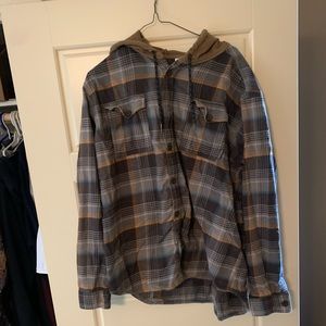 Columbia Flannel Hoodie